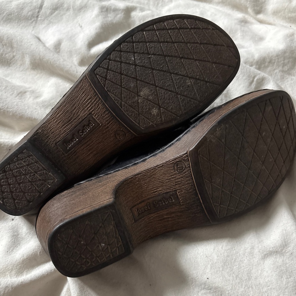 Josef Seibel Rebecca 33 Leather clogs size 40 - Picture 5 of 5